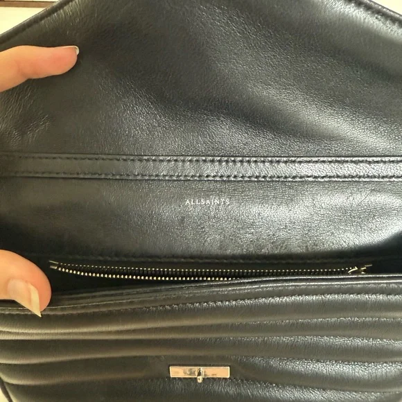 RARE Allsaints Justine Crossbody Bag - Picture 5 of 6